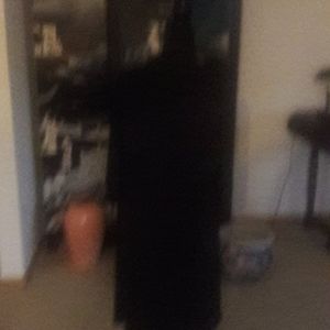 Black V Neck Dress